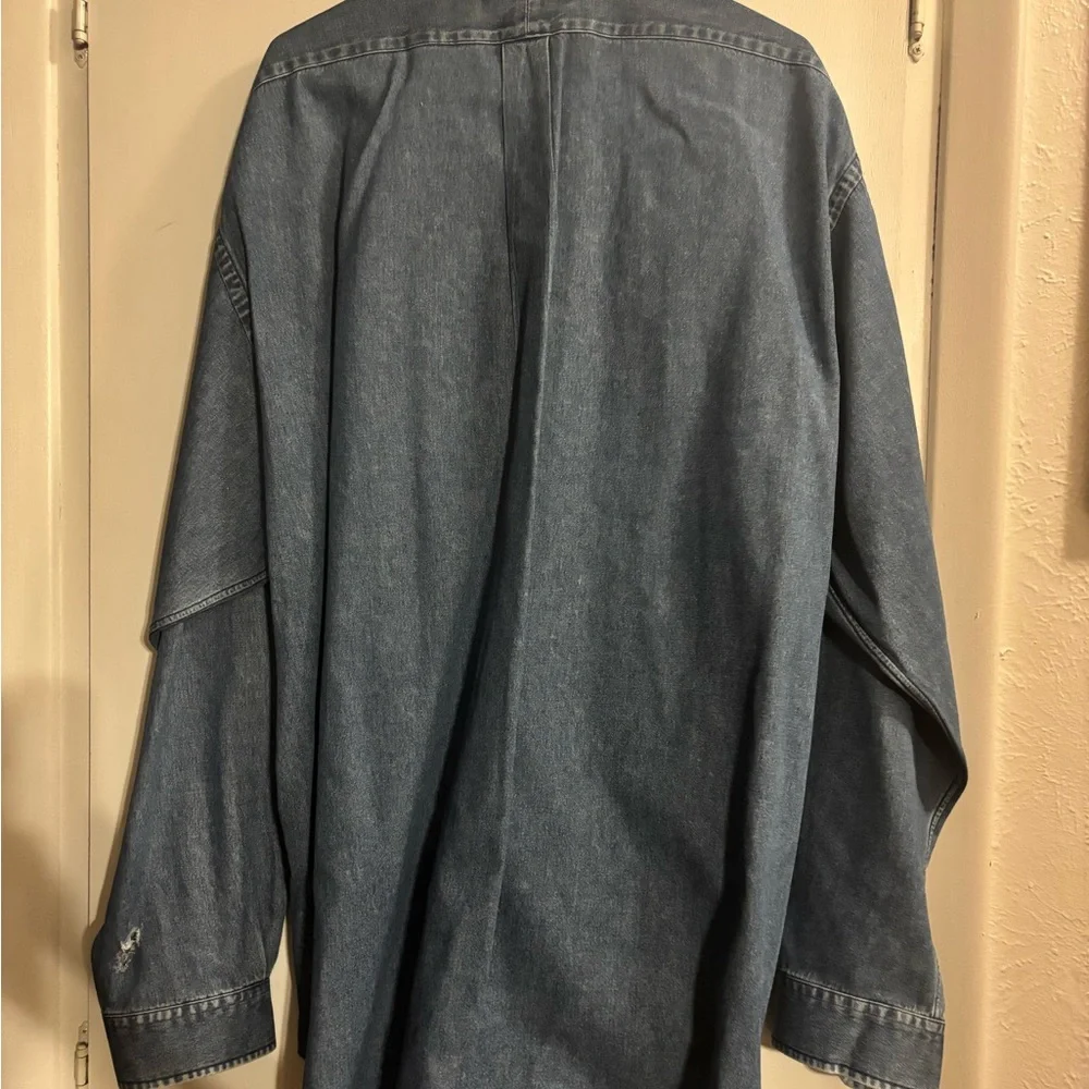 Vintage Ralph Lauren Denim Button-Up Shirt - Picture 7 of 9